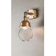 DOME WALL LAMP ANTIQUE BRASS