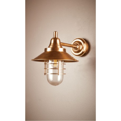 COOKE WALL LAMP ANTIQUE BRASS