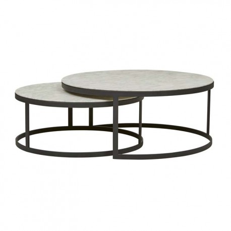 MARY FLAT METAL NEST COFFEE TABLES