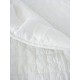 ABBEY WHITE COVERLET BEDSPREAD 