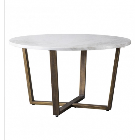 CARLA ROUND COFFEE TABLE MARBLE